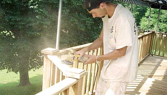 Preparing Deck For Painting
 Top Coat Painters – Deck Staining Painting & Restoration