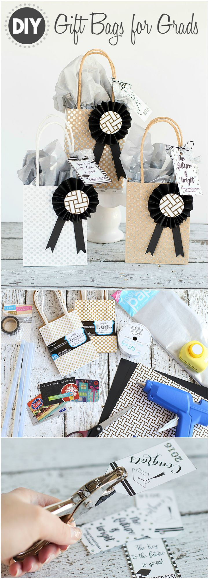 Preschool Graduation Gift Bag Ideas
 DIY Graduation Gift Bags Tutorial Consumer Crafts