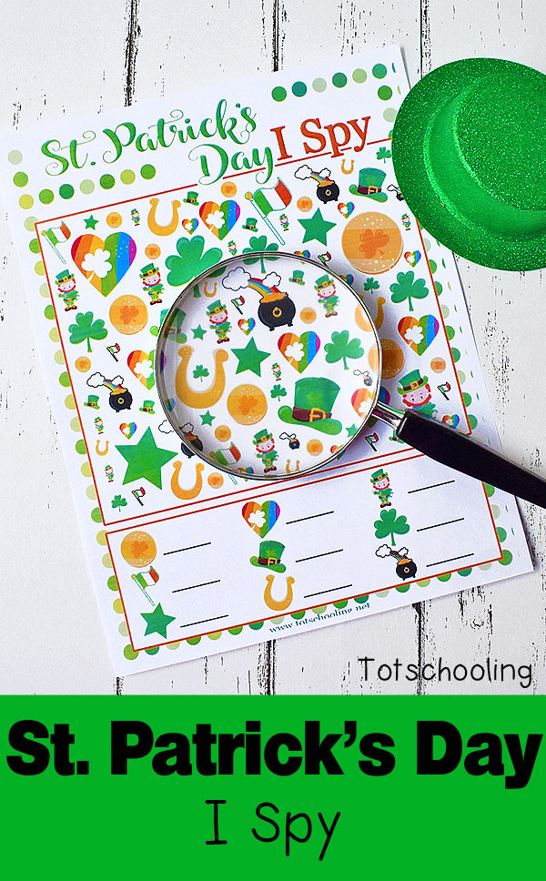 Preschool St Patrick Day Activities
 Free St Patrick s Day I Spy Printable