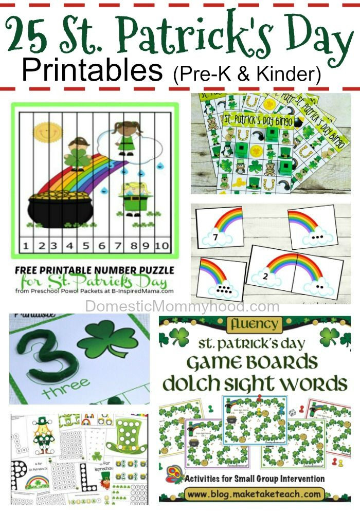 Preschool St Patrick Day Activities
 1000 images about St Patricks Day Activities for Kids on