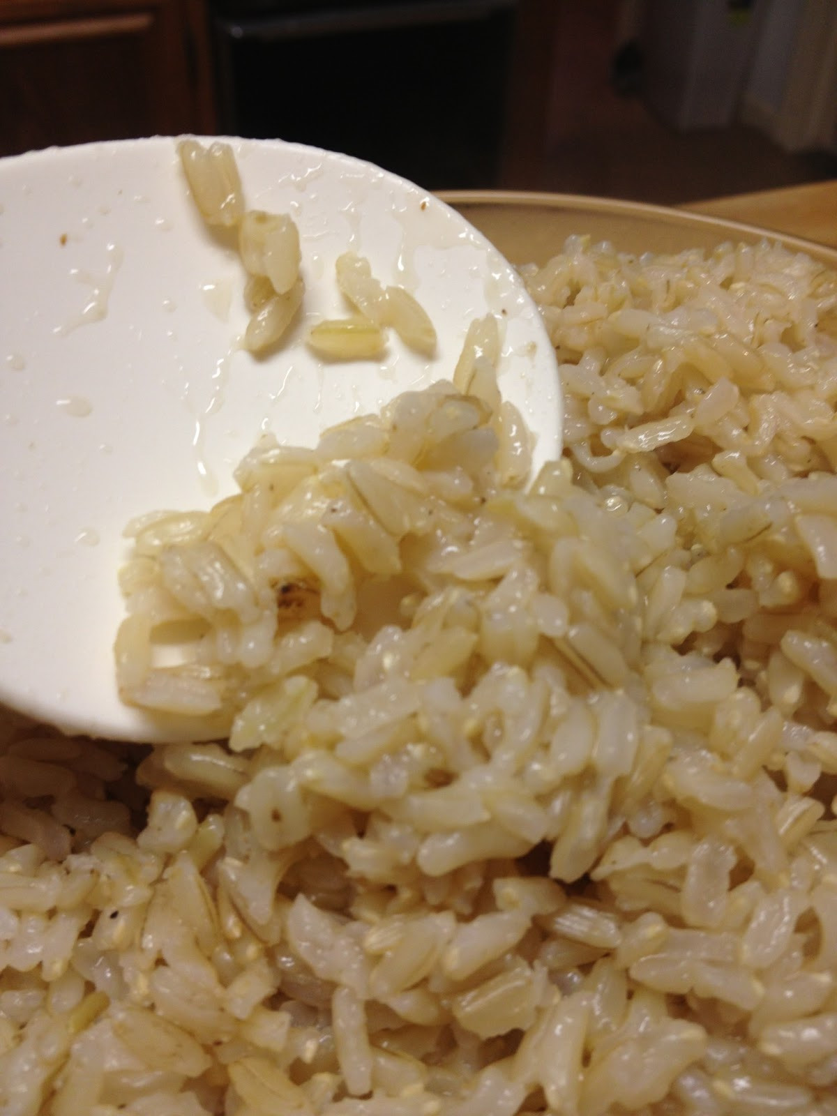 Pressure Cook Brown Rice
 Tracy Cooks in Austin Brown Rice in the Pressure Cooker