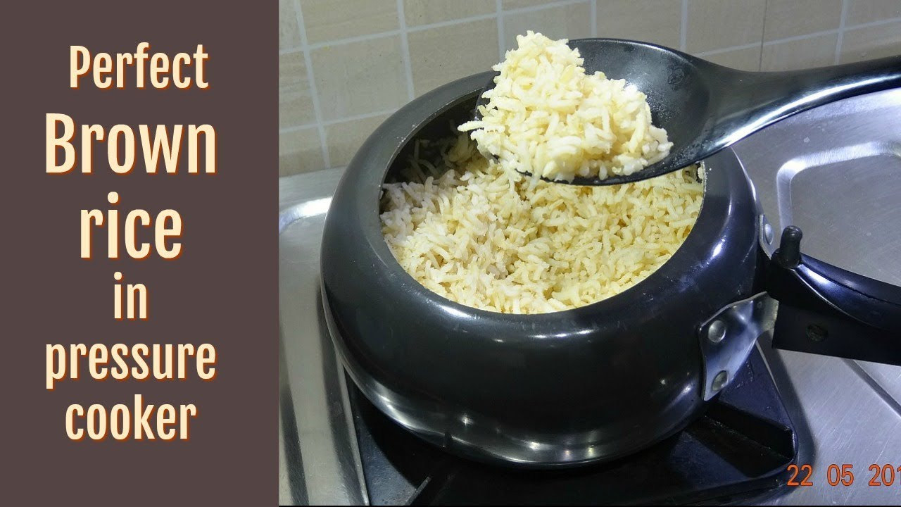 Pressure Cook Brown Rice
 How to cook perfect Brown rice in pressure cooker