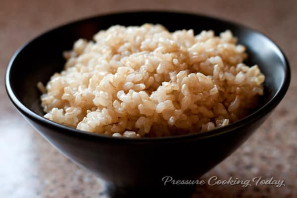 Pressure Cook Brown Rice
 Pressure Cooker Brown Rice Recipe