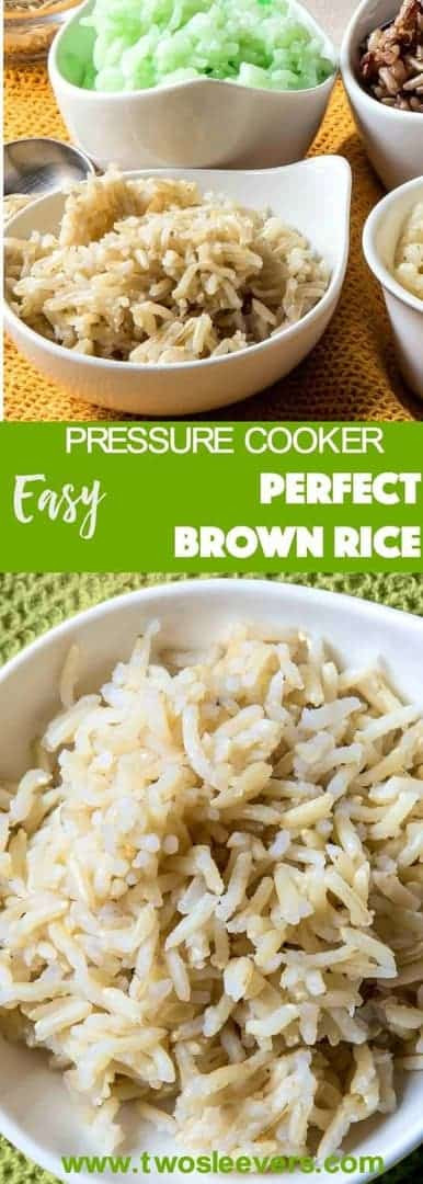 Pressure Cook Brown Rice
 Perfect Pressure Cooker Brown Rice – Two Sleevers