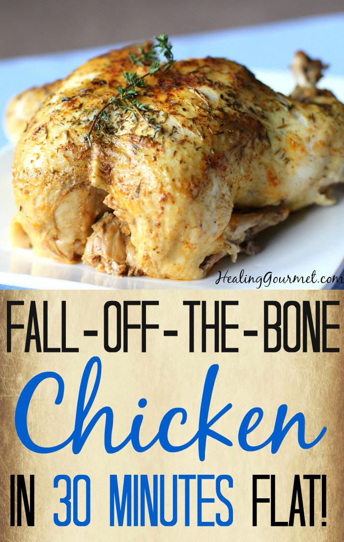 Pressure Cook Whole Chicken Recipe
 Fall f The Bone Pressure Cooker Chicken in 30 Minutes