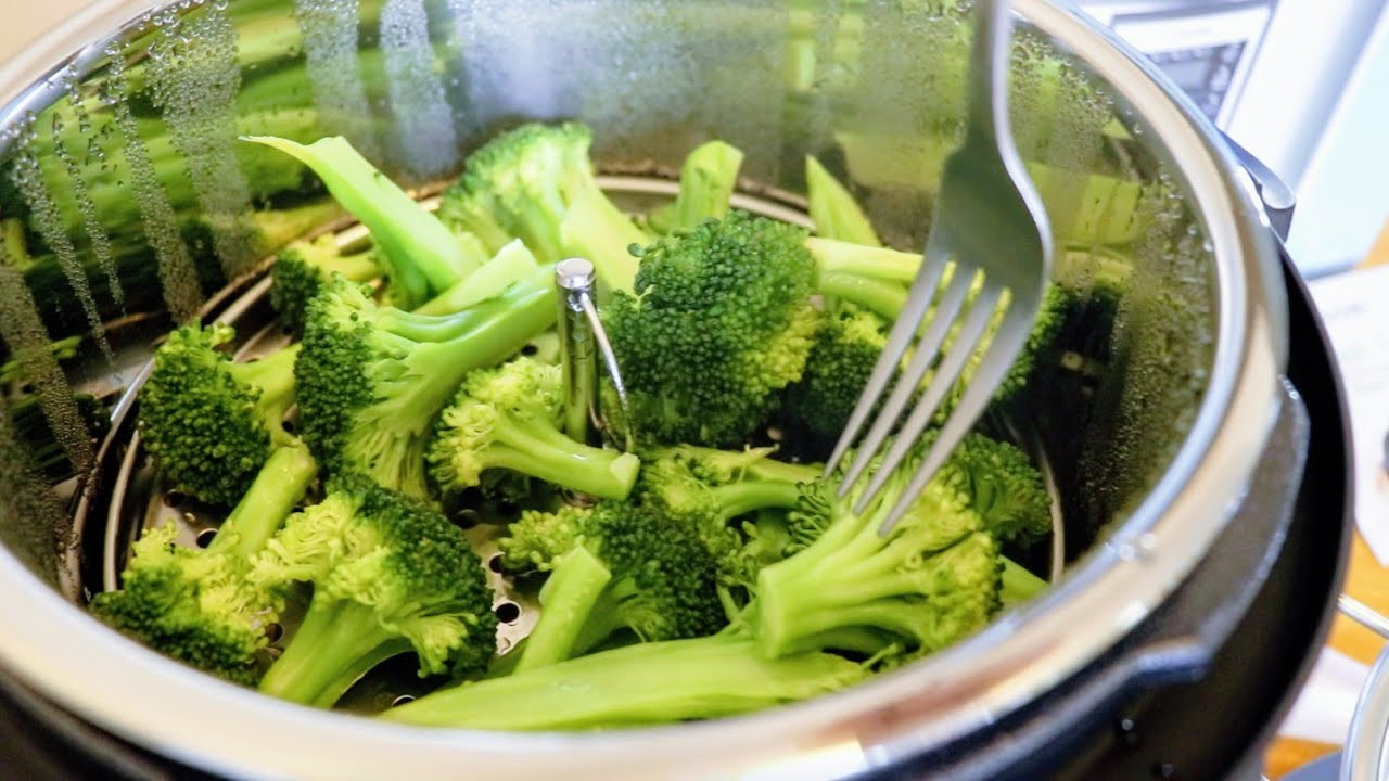 Pressure Cooker Broccoli
 Steamed Broccoli Cosori Pressure Cooker