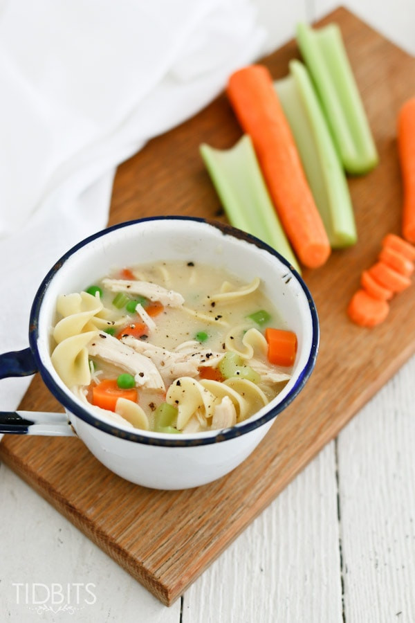 Pressure Cooker Chicken Noodle Soup Recipe
 Pressure Cooker Creamy Chicken Noodle Soup Tidbits