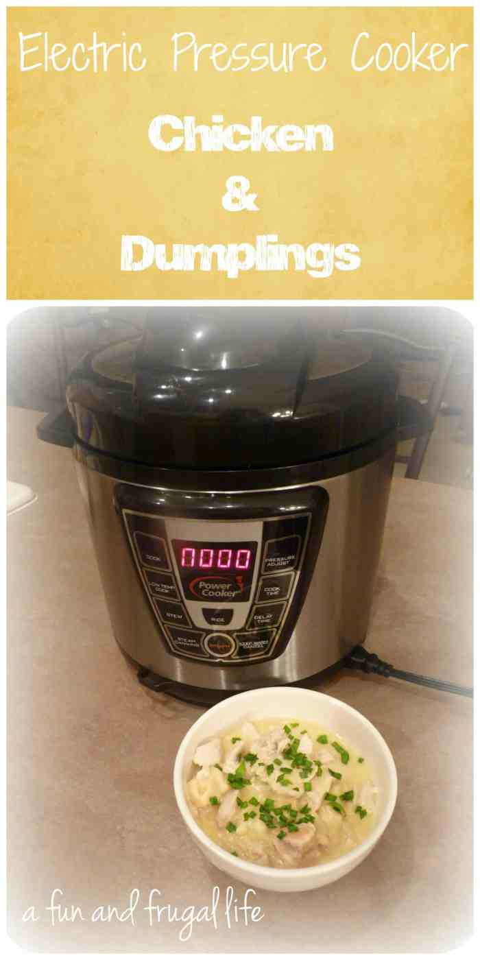 Pressure Cooker Dumplings
 Electric Pressure Cooker Chicken & Dumplings