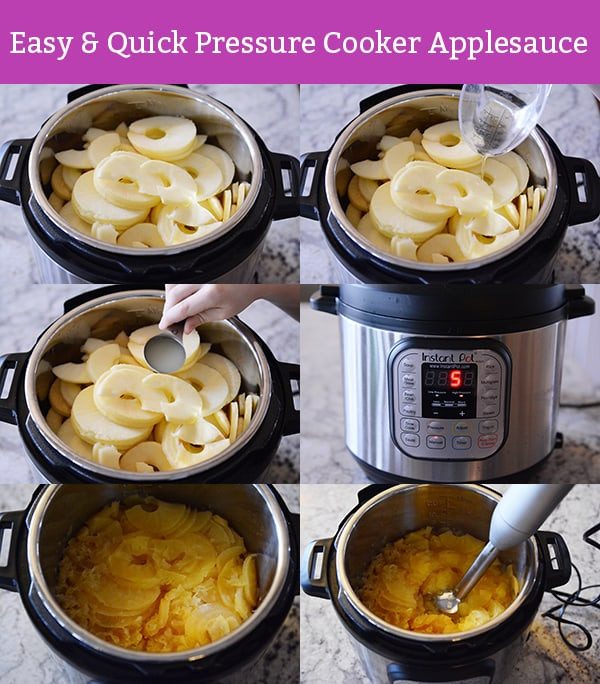 Pressure Cooking Applesauce
 Quick and Easy Pressure Cooker Applesauce