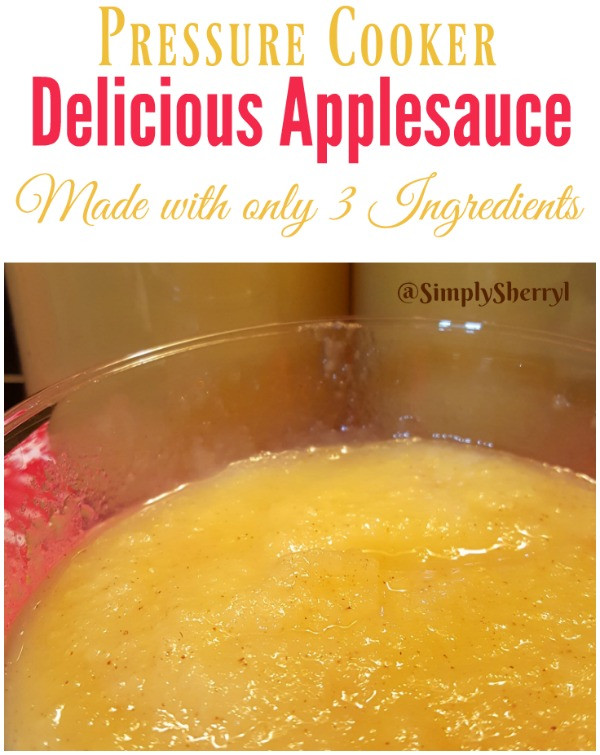 Pressure Cooking Applesauce
 Pressure Cooker Applesauce