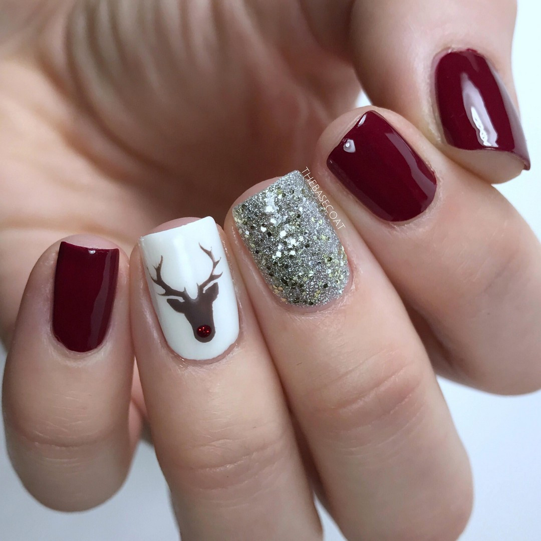 Pretty Christmas Nails
 20 Beautiful Nails Acrylic Design for Christmas 2017