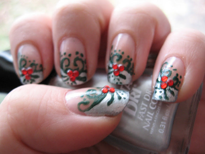 Pretty Christmas Nails
 Moondancerjen s Nails Pretty Christmas Party Nails