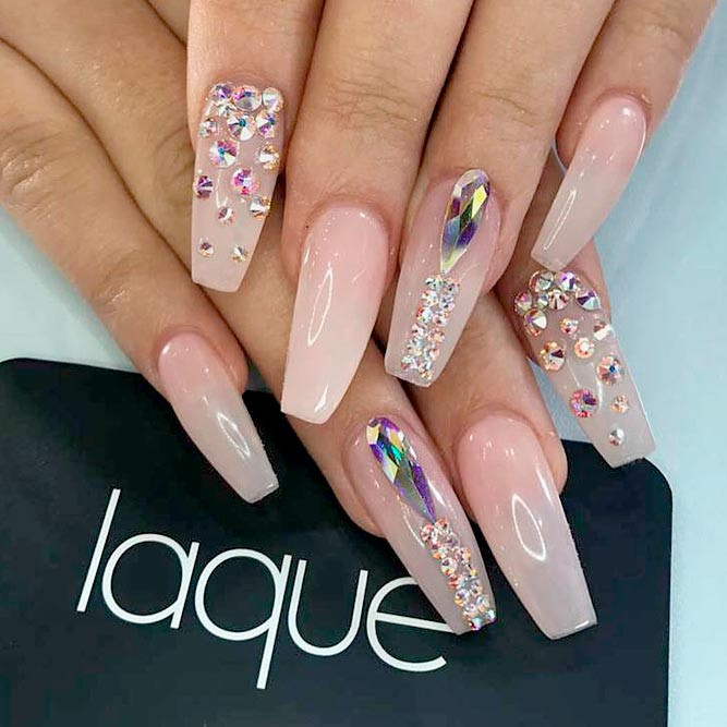 Pretty Long Acrylic Nails
 Brilliant Long Nail Designs To Try