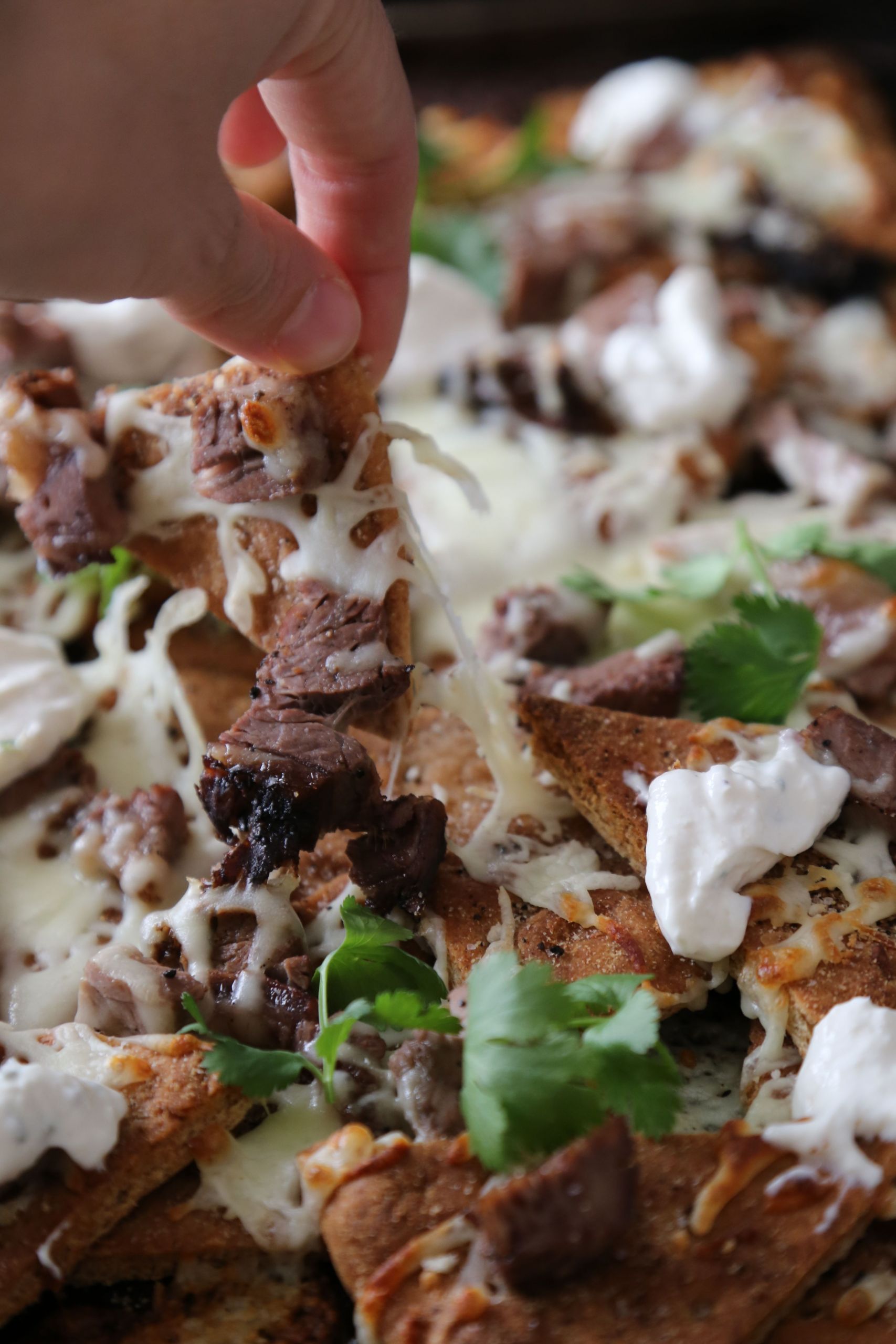 Prime Rib Appetizers
 foo fridays leftover prime rib naan nachos with