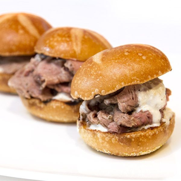 Prime Rib Appetizers
 Slow Roasted Prime Rib Sliders With Horseradish Crème