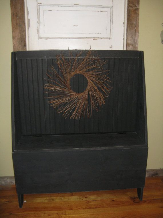 Primitive Bench With Storage
 1000 images about Colonial and Primitive Benches on