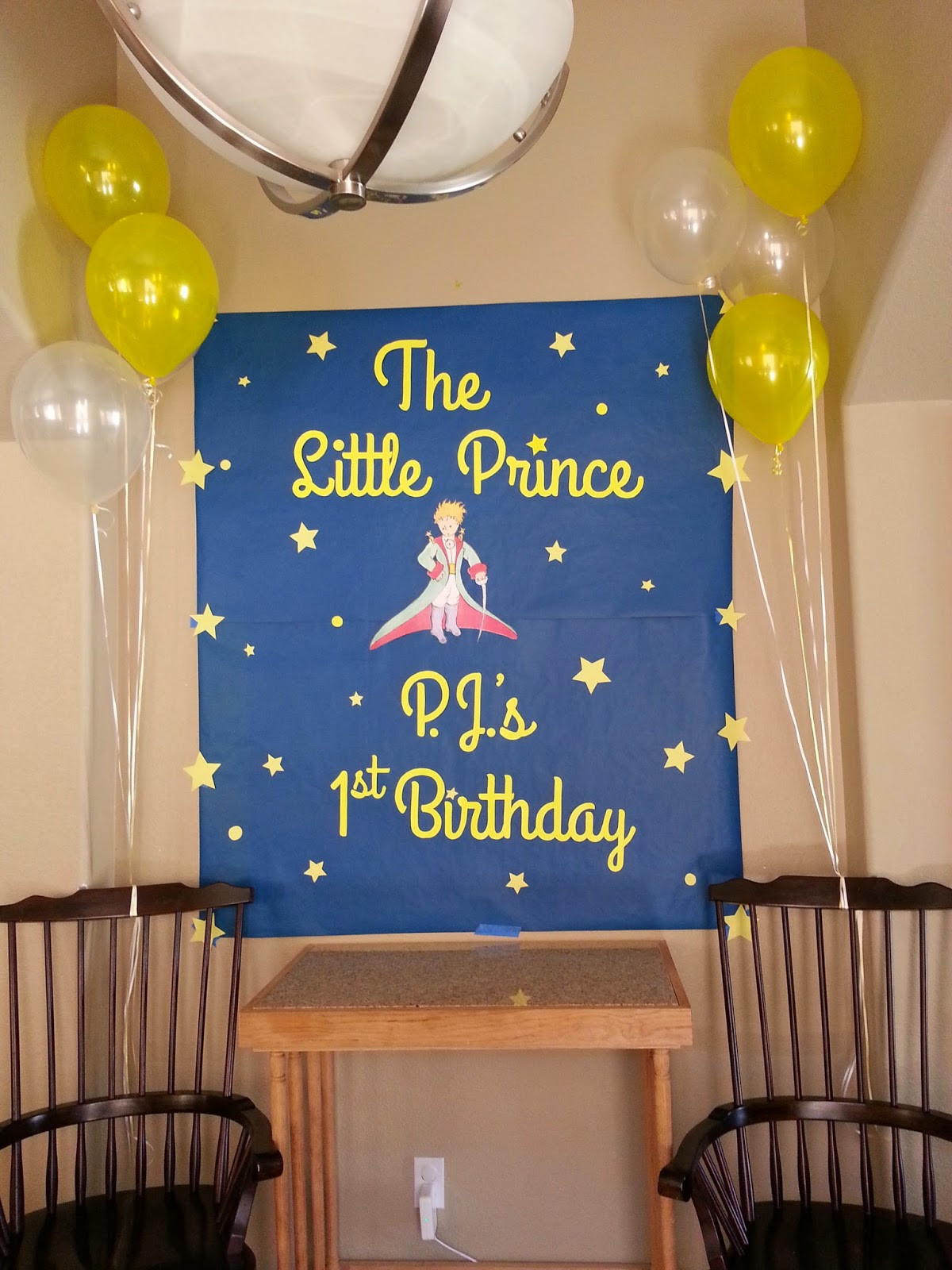 Prince Themed Birthday Party
 The Little Prince Birthday Party