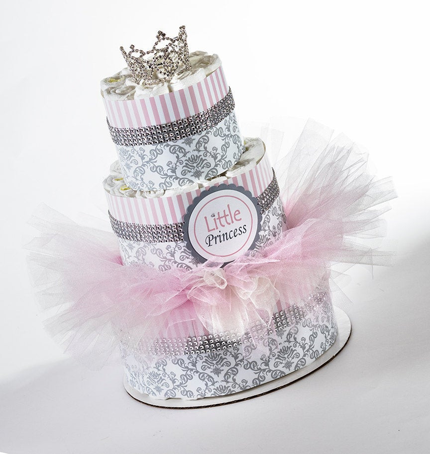 Princess Baby Gift
 Diaper Cake Diaper Cakes Little Princess Baby Gift