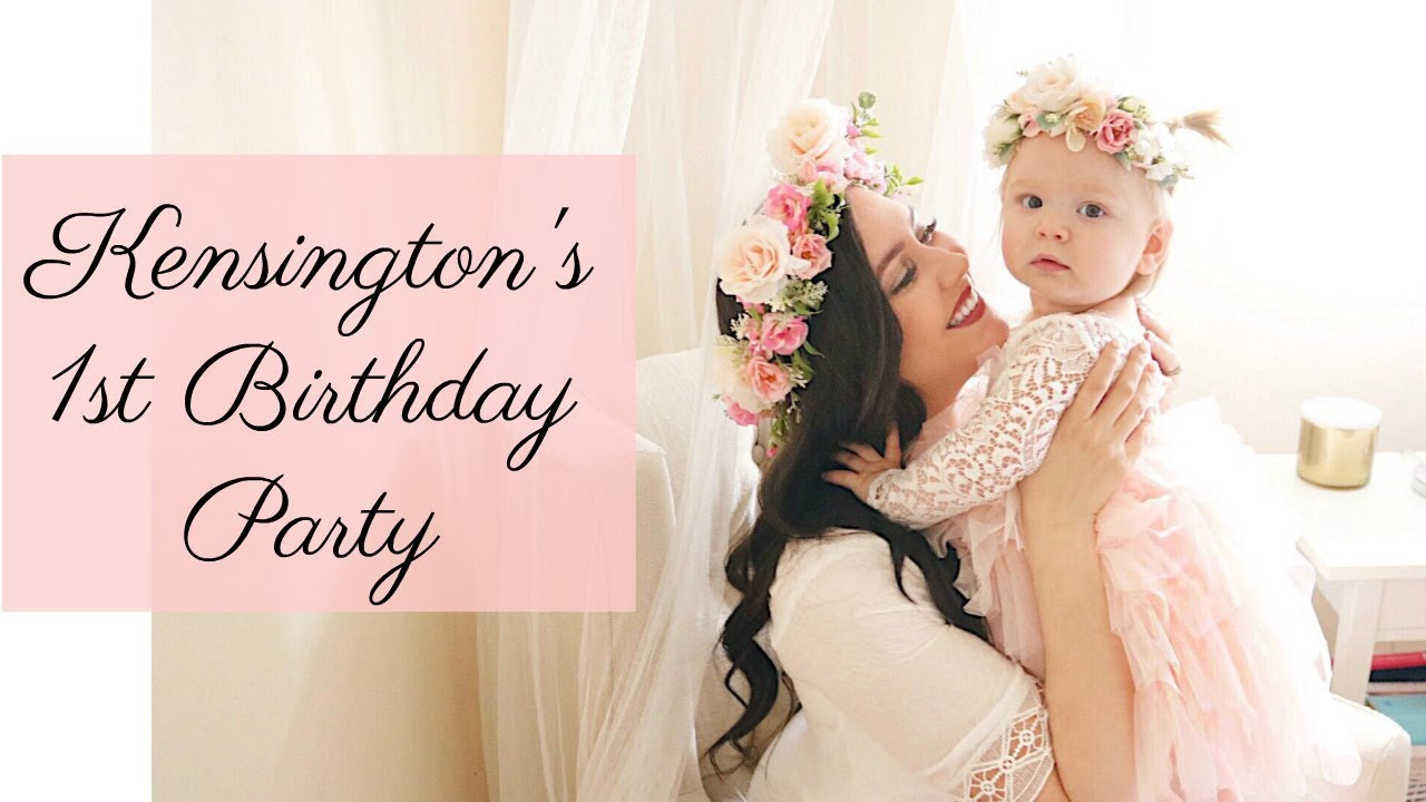 Princess Birthday Party Ideas For A 1 Year Old
 1st Birthday party 1 year old baby update Princess