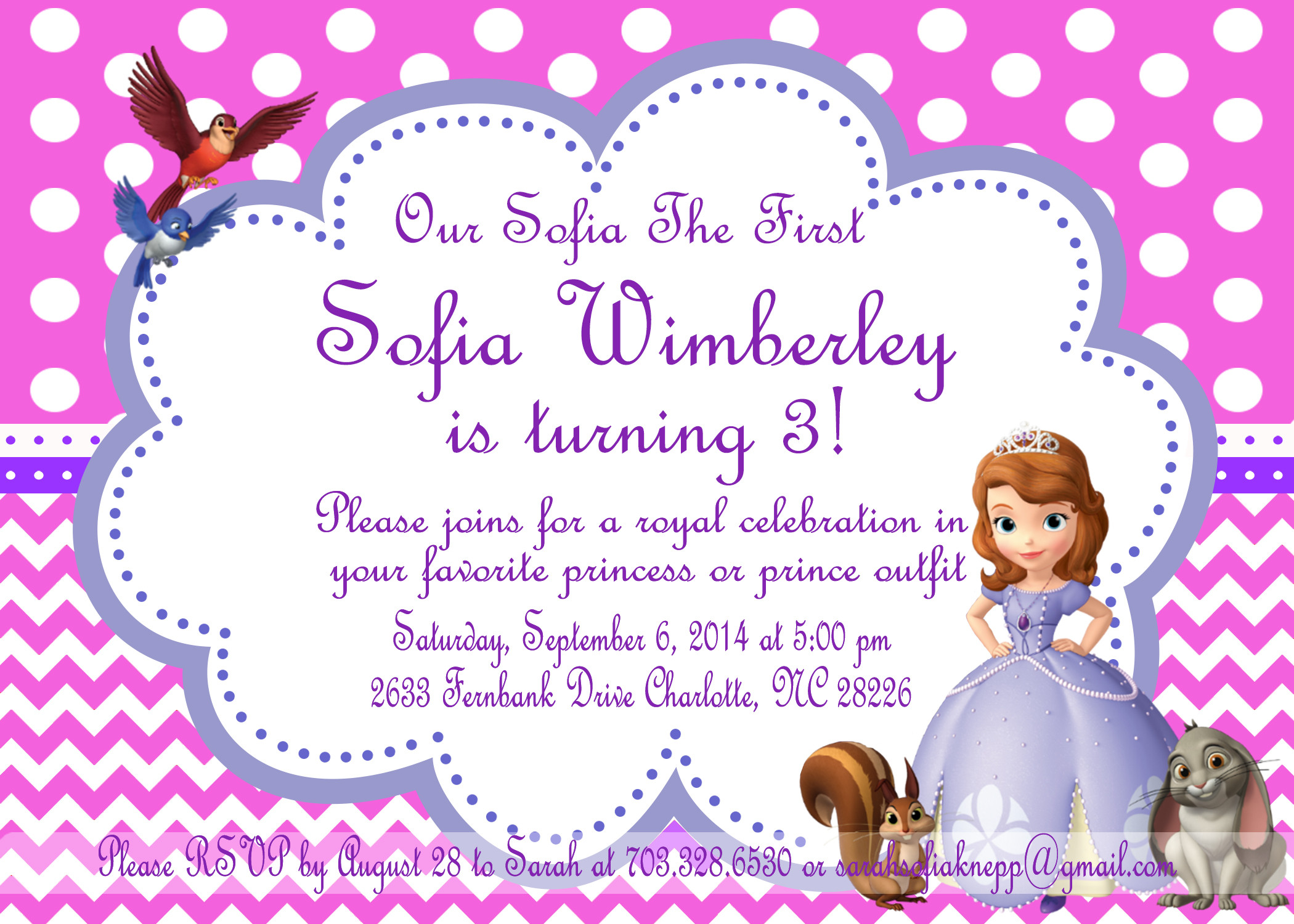 Princess Sofia Birthday Invitations
 bbq sliders