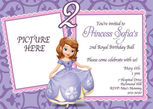 Princess Sofia Birthday Invitations
 Princess Sofia Birthday Invitations Ideas – FREE Printable