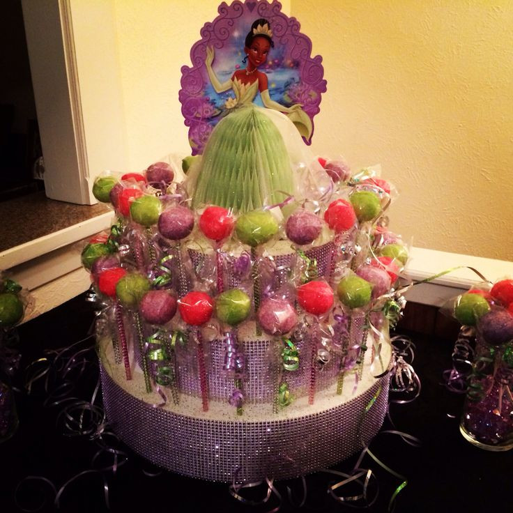 Princess Tiana Birthday Party Ideas
 Princess Tiana cake pop order