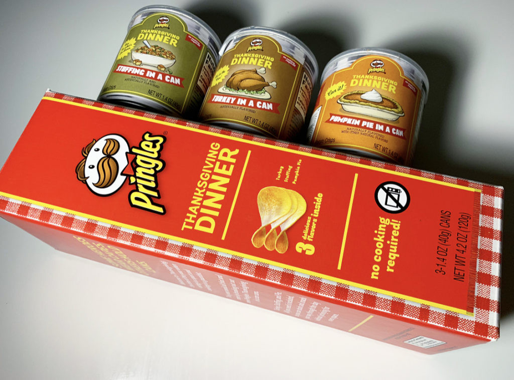 Pringles Thanksgiving Dinner
 REVIEW x3 Thanksgiving Pringles Turkey Stuffing