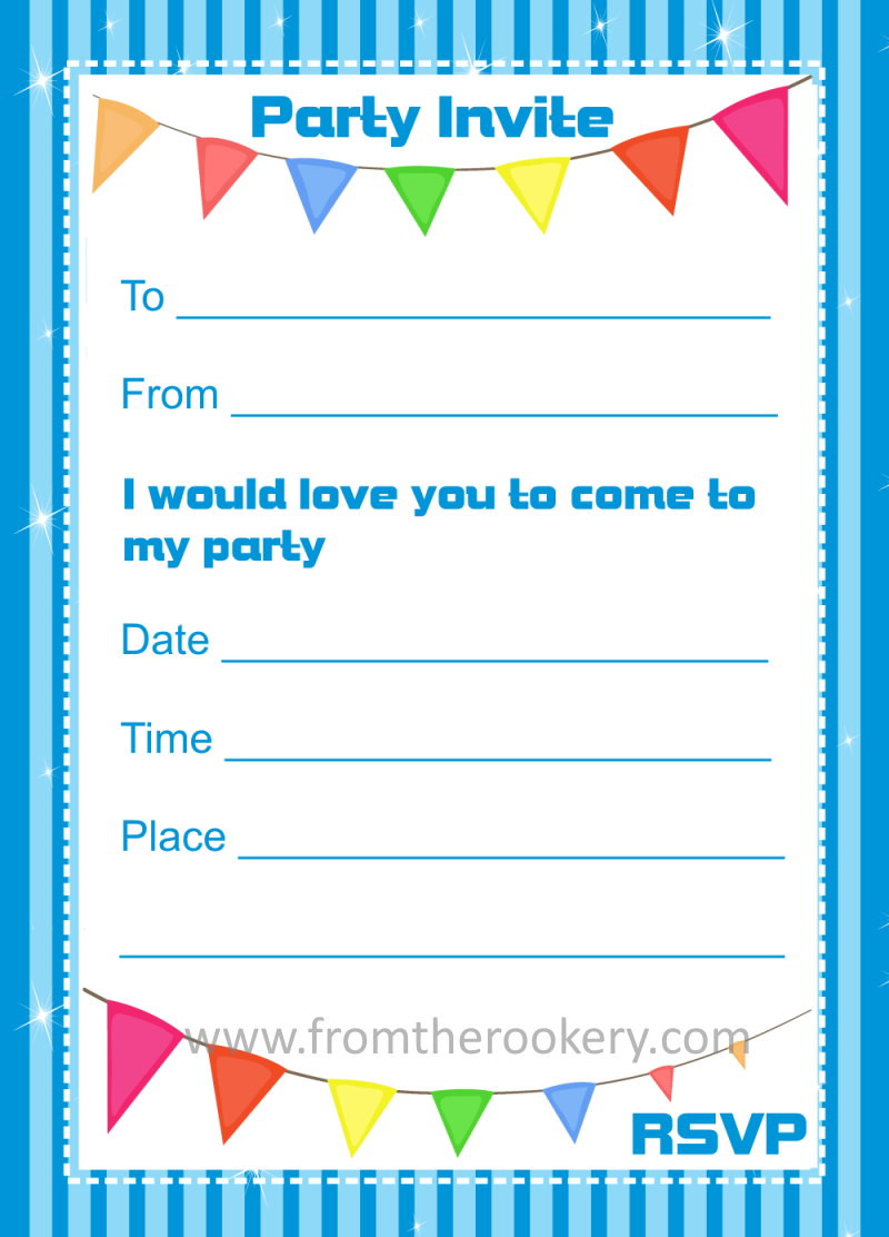 Printable Birthday Invitation
 Birthday Invitations Printable