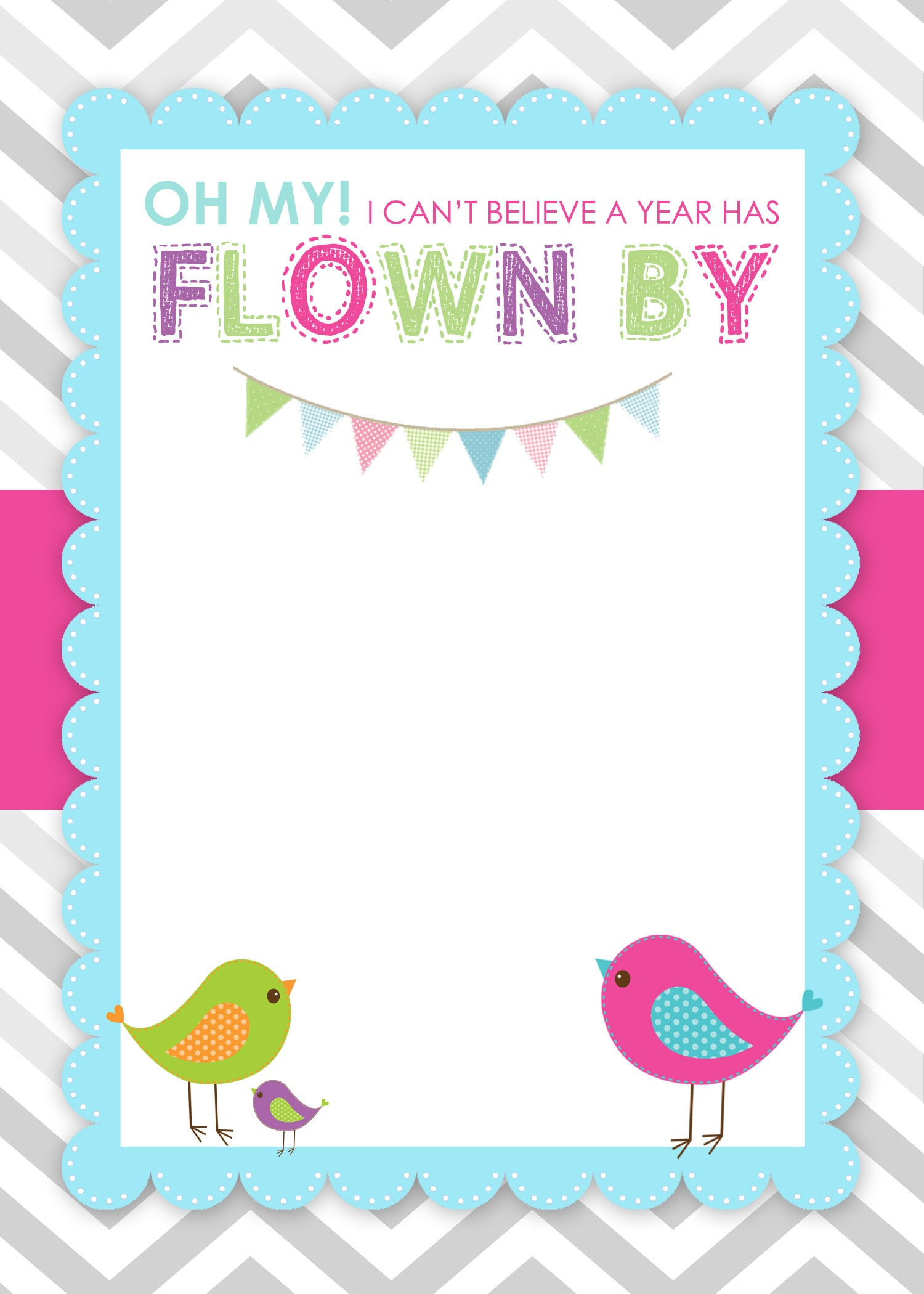 Printable Birthday Invitation
 Bird Themed Birthday Party with FREE Printables How to