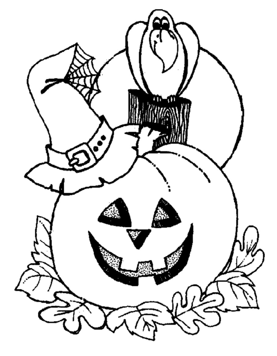 Printable Halloween Coloring Pages
 Coloring Ville