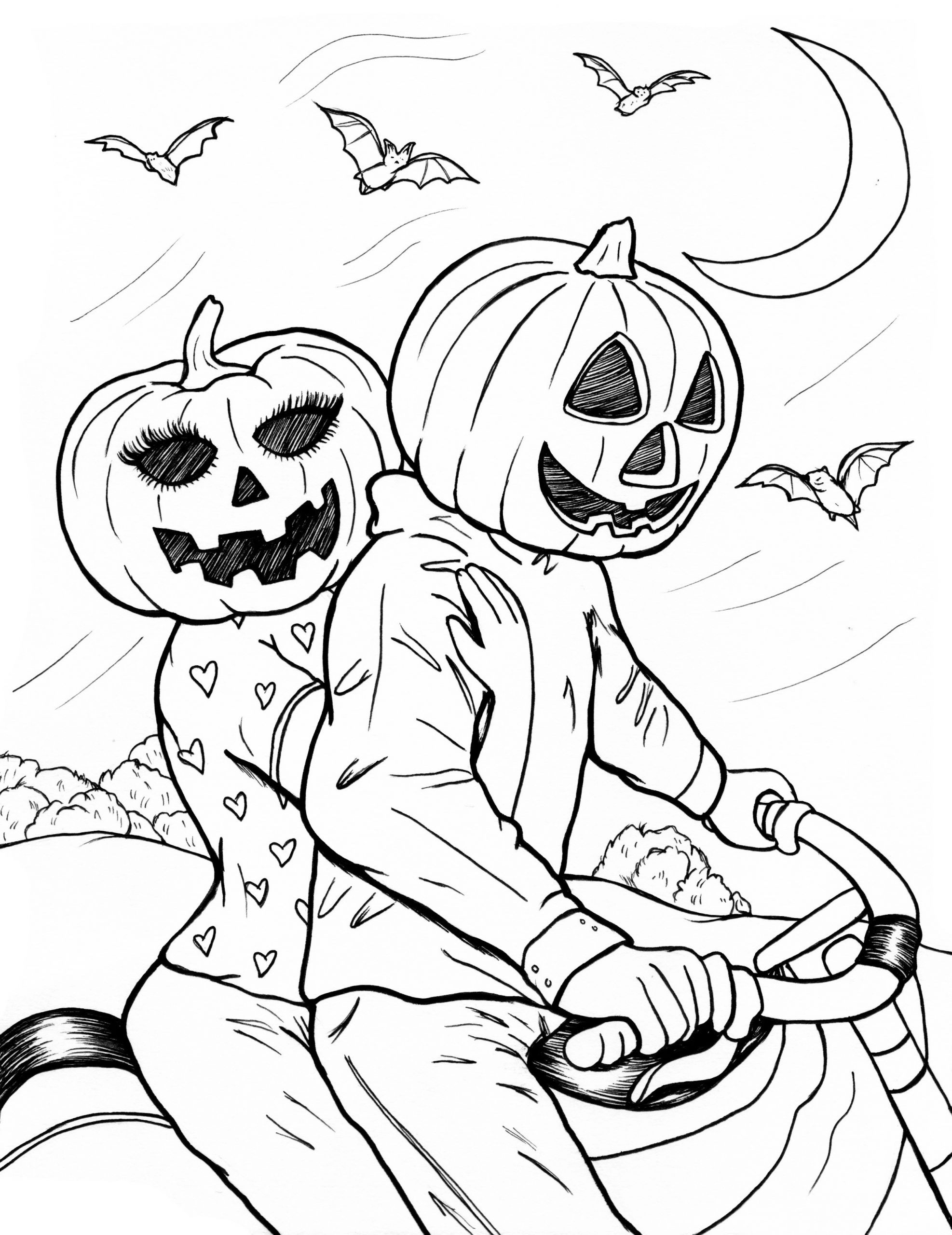 Printable Halloween Coloring Pages
 Rookie Saturday Printable Halloween Coloring Pages