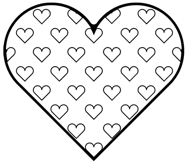 Printable Heart Coloring Pages
 June 2010