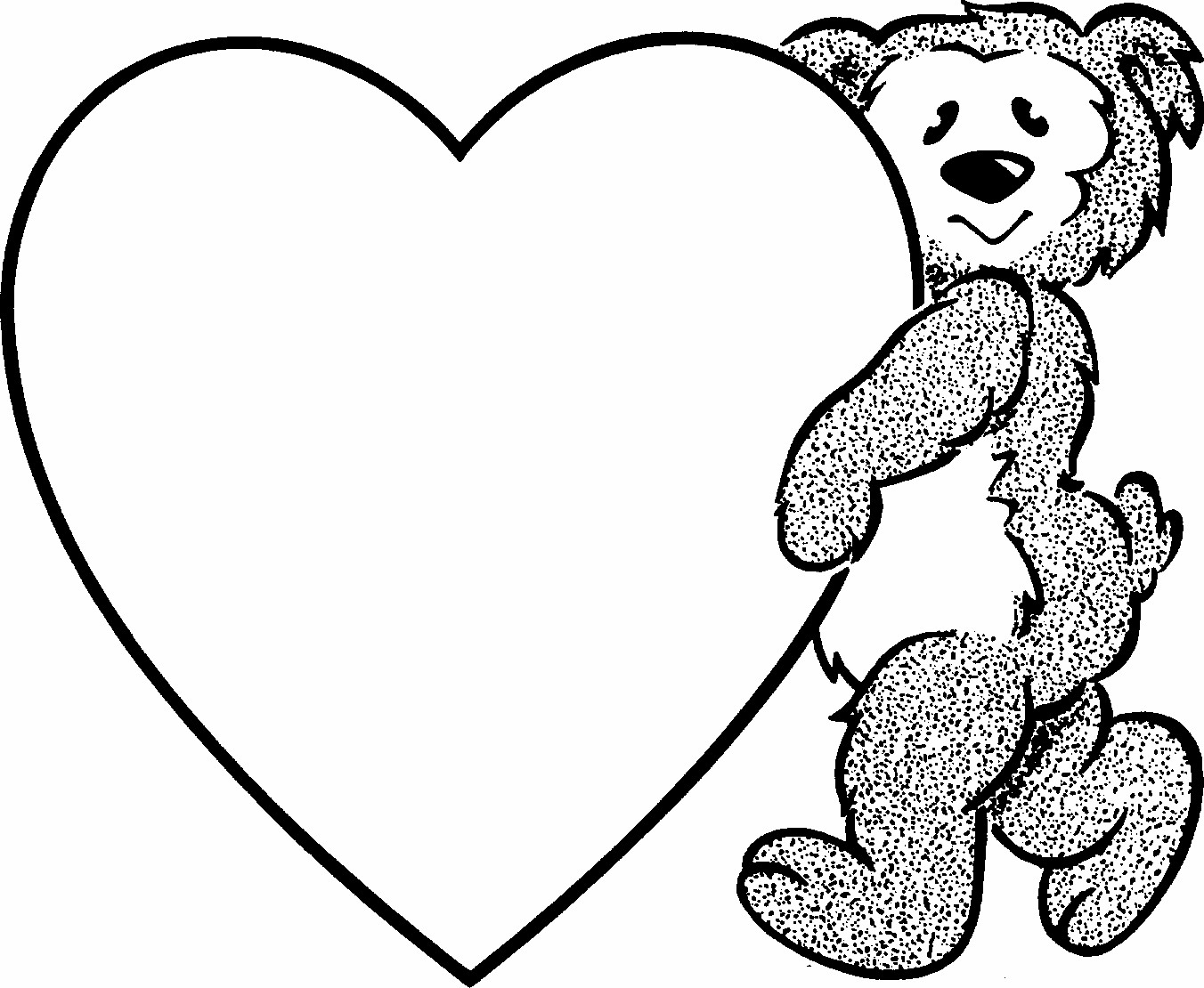 Printable Heart Coloring Pages
 Coloring Pages Hearts Free Printable Coloring Pages for