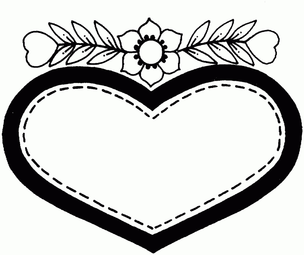 Printable Heart Coloring Pages
 Valentine Heart Coloring Pages Best Coloring Pages For Kids