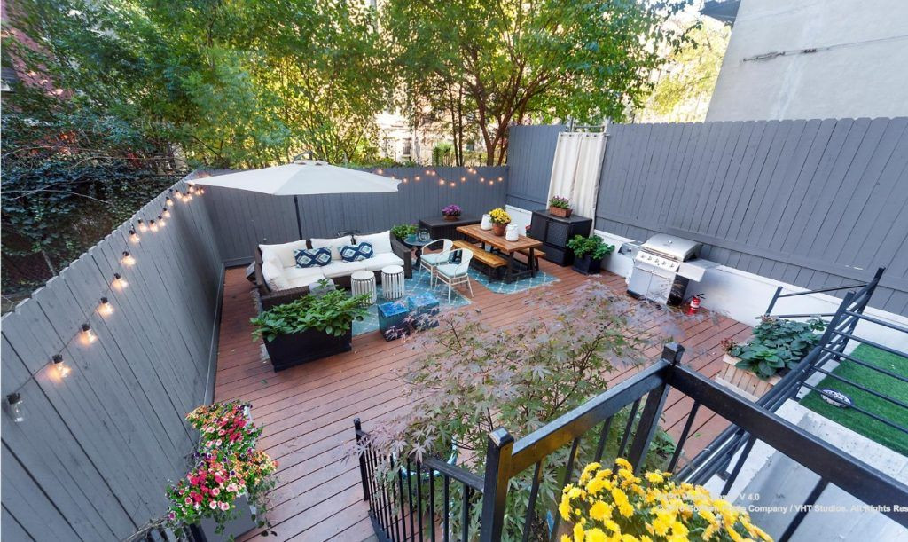 Private Backyard Ideas
 $1 45M Harlem duplex es with an enormous private