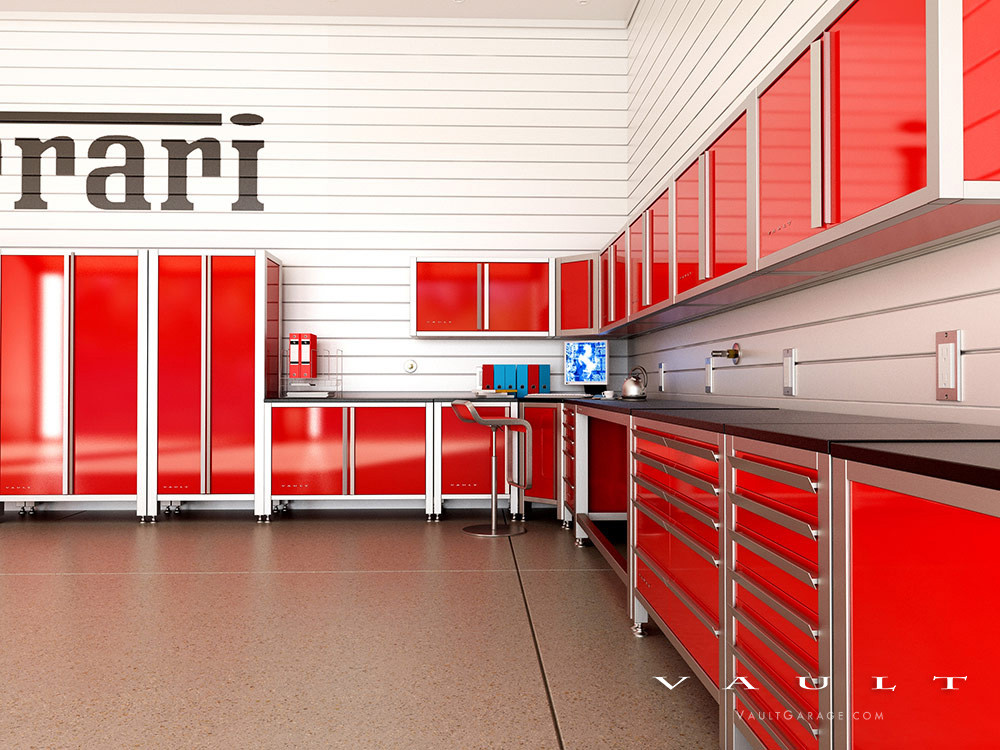 Professional Garage Organizer
 Professional Series Garage Cabinets by VAULT