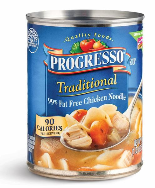 Progresso Chicken Noodle Soup Calories
 Progresso Traditional Fat Free Chicken Noodle Soup