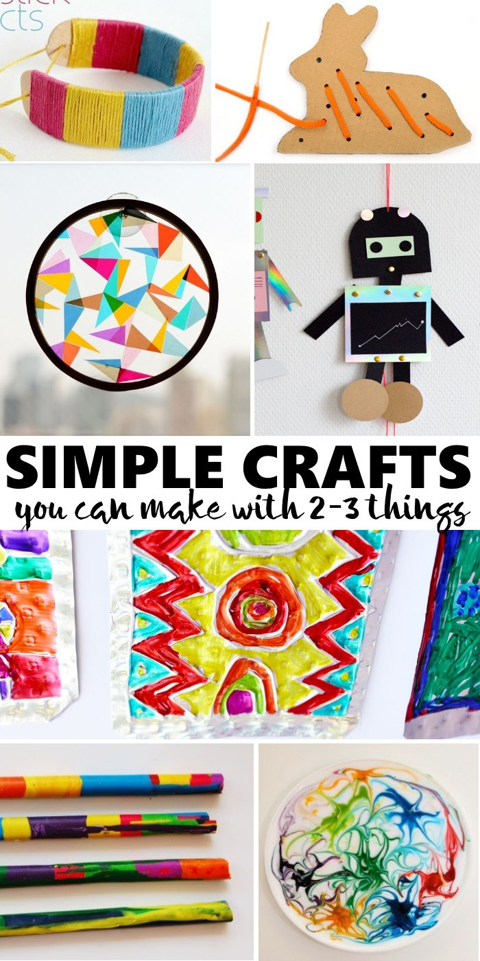 Project For Kids
 20 Simple Crafts Kids can Make with only 2 3 Supplies