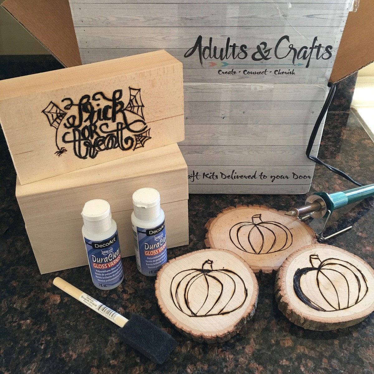 Project Kits For Adults
 Adults & Crafts Review Wood Burning 3 Pack Kit