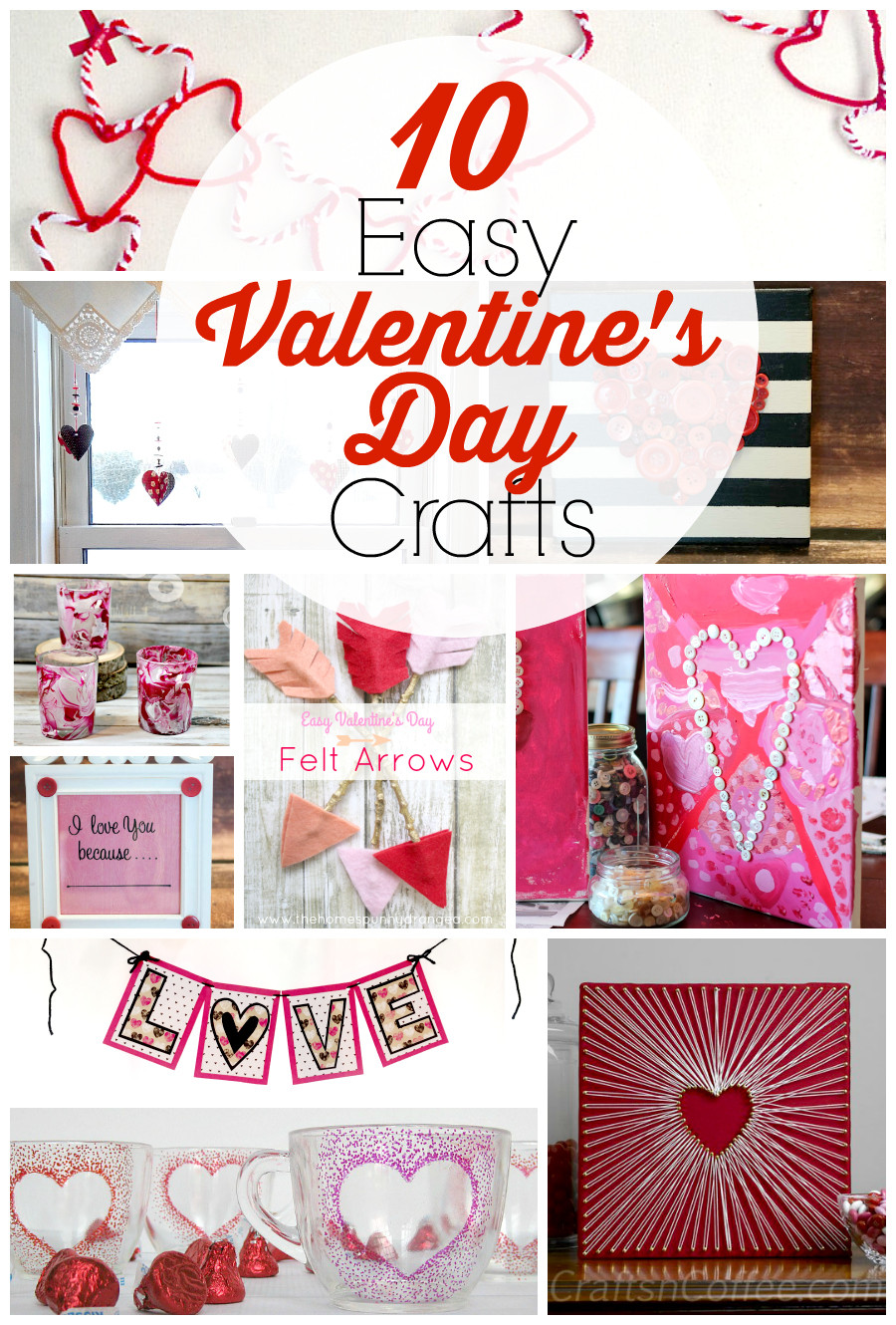Projects For Adults
 10 Easy Valentine’s Day Crafts for Adults
