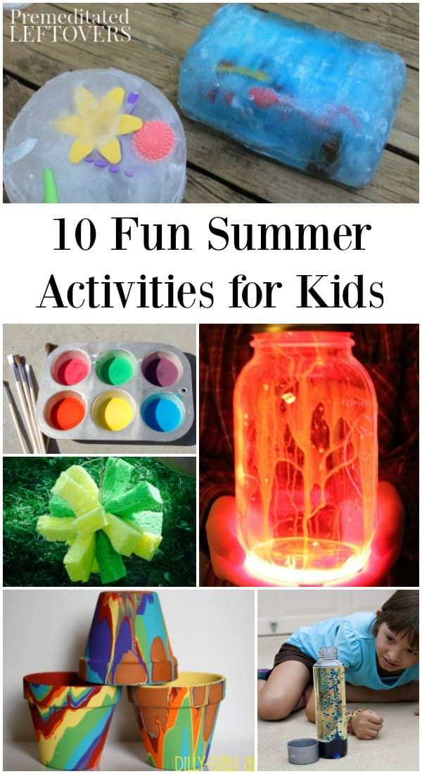Projects To Do With Kids
 10 Fun Summer Activities to Do at Home to Keep Kids Busy