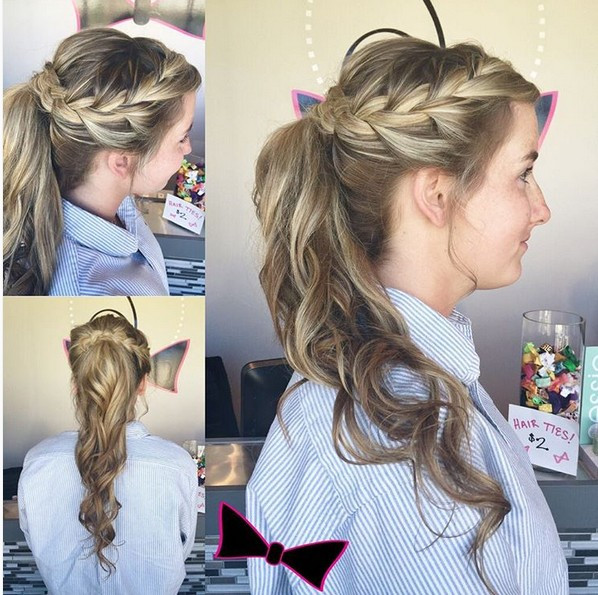 Prom Ponytail Hairstyle
 18 Cute Braided Ponytail Styles PoPular Haircuts