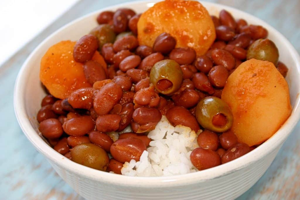 Puerto Rican Beans And Rice
 Puerto Rican Rice and Beans Habichuelas Guisadas