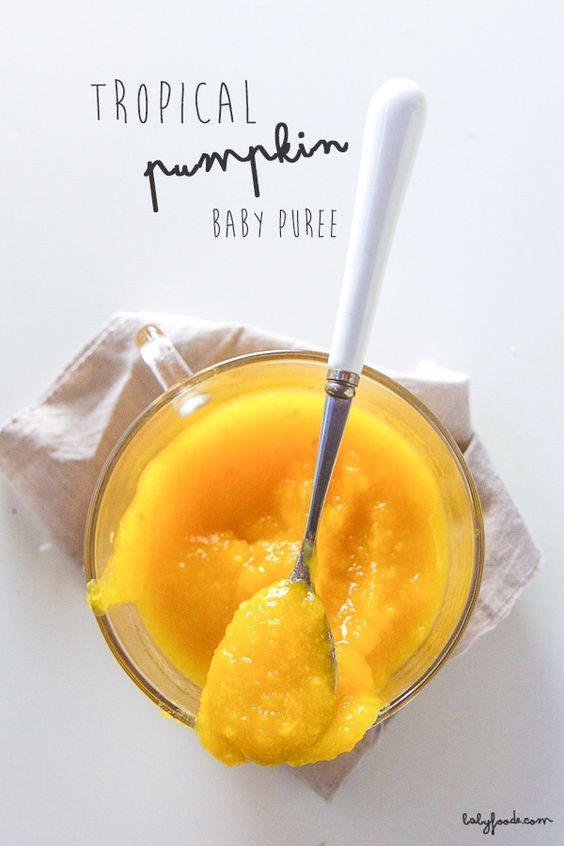 Pumpkin Baby Food Recipes
 Tropical Pumpkin Puree Recipe