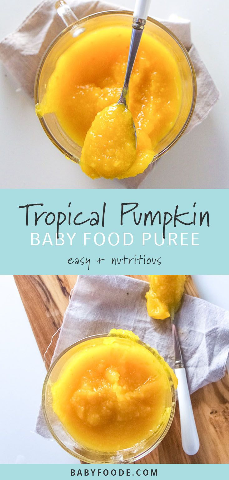Pumpkin Baby Food Recipes
 Tropical Pumpkin Puree Recipe With images