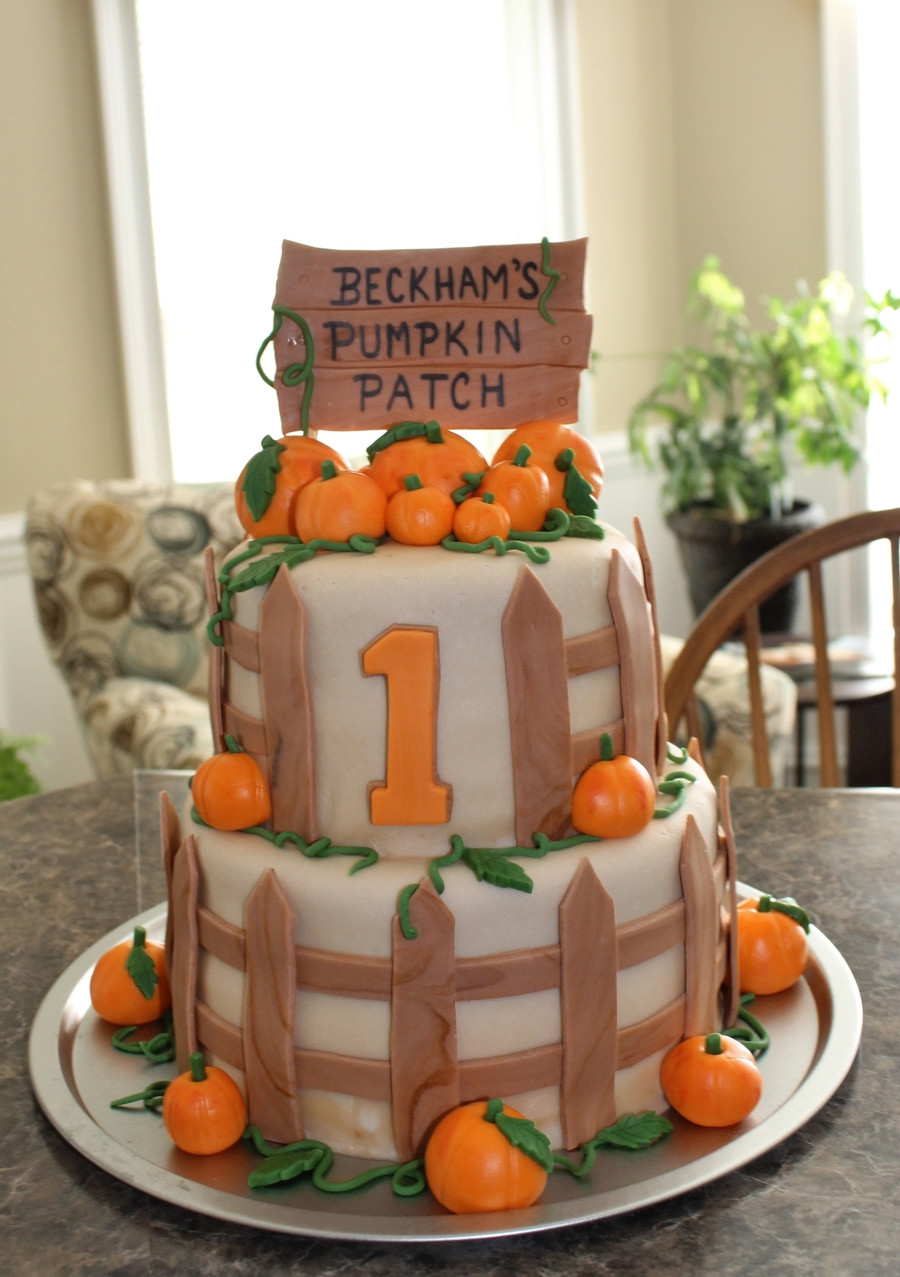 Pumpkin Birthday Cake
 Pumpkin Patch CakeCentral