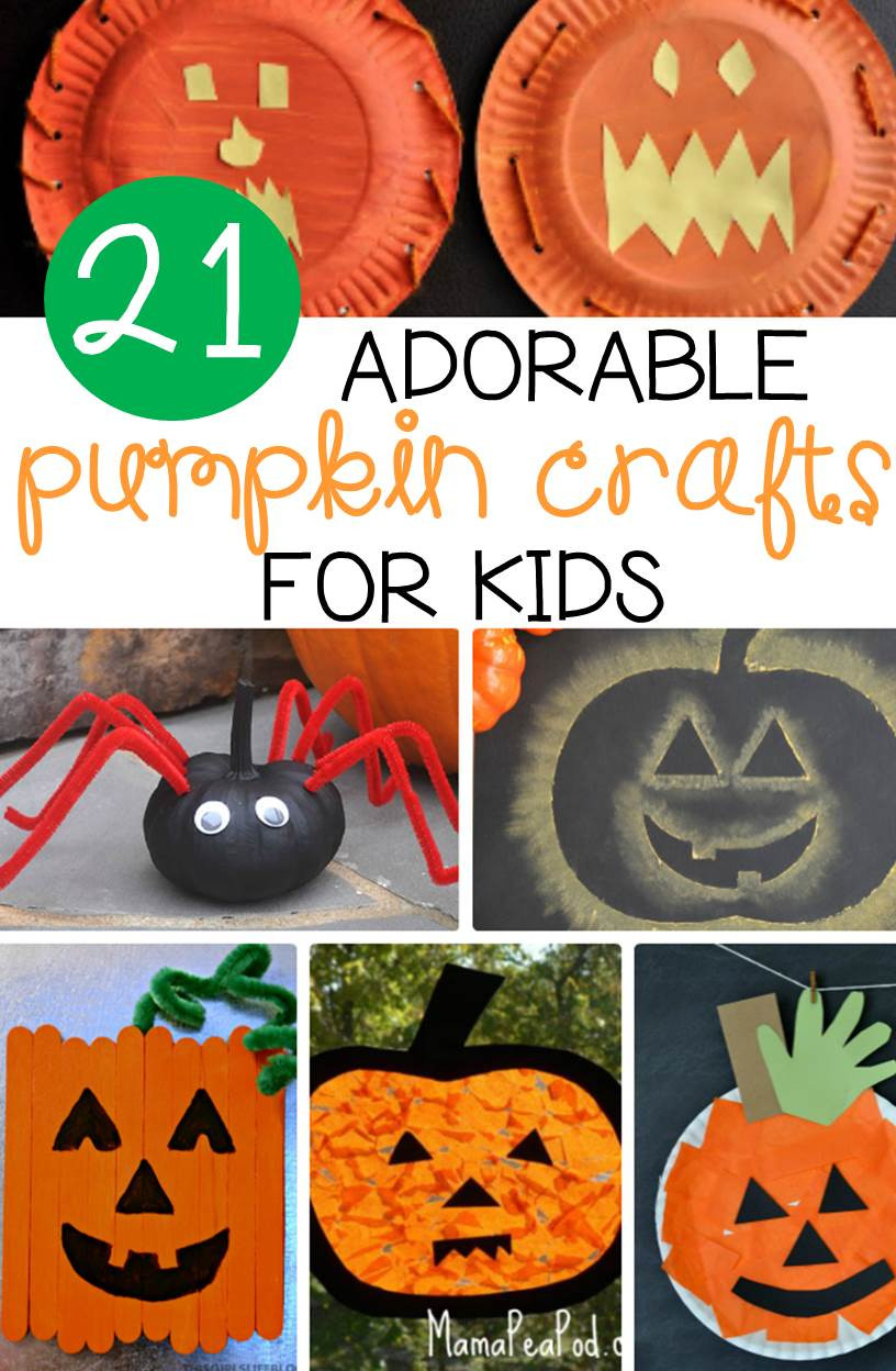 Pumpkin Craft Ideas Preschool
 21 Adorable Pumpkin Crafts for Kids The Kindergarten