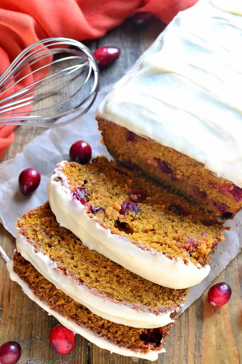 Pumpkin Cranberry Bread
 Cranberry Pumpkin Bread