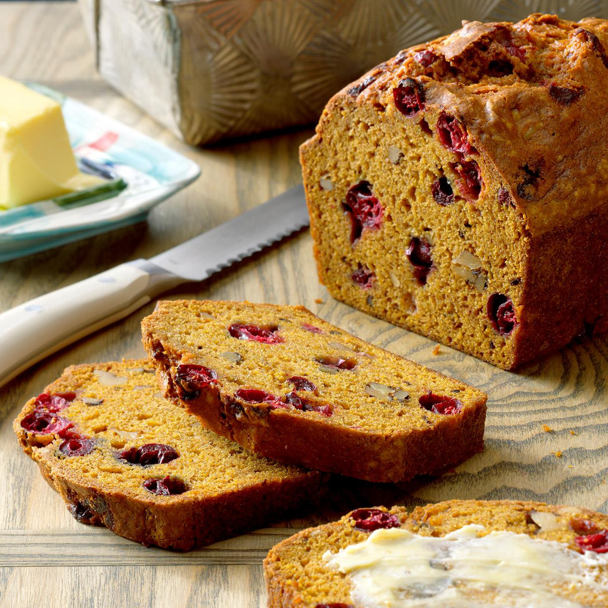 Pumpkin Cranberry Bread
 Cranberry Pumpkin Bread Recipe