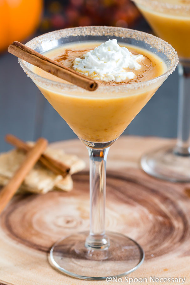 Pumpkin Pie Cocktails
 Pumpkin Pie Martini [with recipe video] No Spoon Necessary